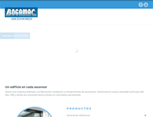 Tablet Screenshot of bogamacascensores.com.ar